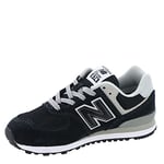 New Balance 574 Sneaker, Black/white, 11.5 UK Child