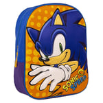CERDÁ LIFE'S LITTLE MOMENTS Unisex Kid's Sonic School Bag Backpack, Multicolor,