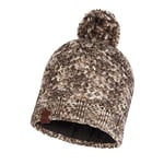 Buff Men Margo Knitted and Band Polar Fleece Hat - Taupe Brown, Adult