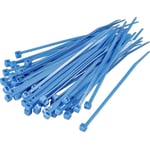 Tru Components - Serre-câble 300 mm x 4.80 mm bleu TC-CV300S203 1592873 crantage intérieur 100 pc(s)