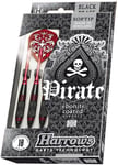 Harrows Softip Pirate Black Brass Softtip Dartpile 18 g