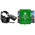 ASTRO Gaming A40 TR Wired Gaming Headset + MixAmp Pro TR (Xbox Series X|S, Xbox One, PC, Mac) Black/Red with Xbox Game Pass for PC | 3 Month Membership | Windows 10 PC Code