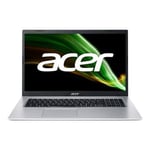 ACER Acer Aspire 3 A317-53 - Intel Core i5 1135G7 / jusqu'à 4.2 GHz Win 11 Home Carte graphique Iris Xe 8 Go RAM 512 SSD 17.3" IPS 1920 x 1080 (Full HD) Ethernet, Fast Gigabit Bluetooth, IEEE 802.11b, 802.11a, 802.11g, 802.11n, 802.11ac Wi-Fi 5 Argent pur clavier : Français