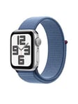 Apple Watch Se (Gps, 2023) 40Mm Silver Aluminium Case With Winter Blue Sport Loop