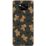 Xiaomi Poco X3 NFC Genomskinligt Skal Teddy Hugs