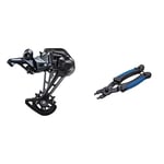 Shimano SLX RD-M7100 SLX 12-speed rear derailleur, Shadow+, SGS, for single,Black & BBB Cycling Chain Link Removal Tool 7-12 Speed I Chain Link Pliers