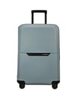Samsonite Magnum Eco Spinner 69Cm Medium Hardshell Suitcase - Light Blue