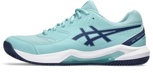 ASICS Homme Gel-Dedicate 8 Padel Sneaker, Bleu Sarcelle Tint Thunder, 42.5 EU