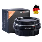 K&F Adapter, Minolta Md Lenses On Canon EOS Camera 1100D 1000D 100D 700D 60D