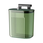 9L Cover Wall Mounted Trash Can with Lid Waste Bin Kitchen Cabinet Door HanJ3
