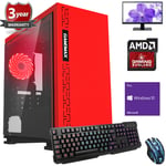 Ultra Fast Quad Core Desktop Gaming PC Computer Bundle 3.9 8GB 1TB Windows 10 ER