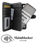 Skimblocker XL Magnet Fodral Motorola Moto E6i (Svart)