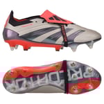 adidas Predator Elite Fold-over Tongue SG Vivid Horizon - Silver/Svart /Röd - Soft Ground (SG), storlek 40⅔