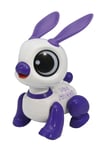 Power Rabbit Mini - Robot lapin avec effets lumineux et sonores, contrôle par claquement de main, répétition
