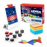 Osmo - Genius Starter Kit for iPad Case for iPad (10.2 inch) Bundle - (Ages 5-12) iPad Base Included