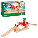 BRIO World Lifting Bridge for Kids Age 3 Years Up - Compatible With All Brio Rai