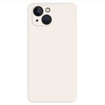Avfasat gummerat droppskydd för iPhone 14 - Beige Brun