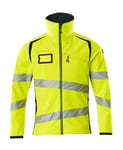 SOFTSHELL JAKKE, 5XL, HI-VIS GUL