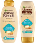 Garnier Ultimate Blends Shampoo & Conditioner Set | Argan Richness With Morocca
