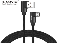 SAVIO CL-162 Reversible fast charging cable Micro USB – USB A 2m