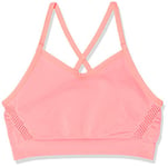 Nike Girls Seamless Dry Bra - Pink Gaze/White, X-Large