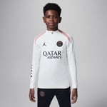 Paris Saint-Germain Träningströja Dri-FIT Strike Drill 3rd - Vit/Rosa/Svart Barn - Nike, storlek L: 147-158 cm