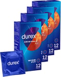 Durex Originals XL Extra Large Condoms (4 x Pack of 12)
