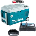 Makita DCW180 18V LXT Cooler & Warmer Box With 1 x 6.0Ah Battery & Charger