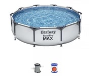 Bestway Steel Pro MAX 10' x 30"/3,05m x 76cm Pool Set rond, multicolore, 8321260