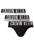 Calvin Klein3 Pack Intense Power Hip Briefs - Black/Grey Heather/White