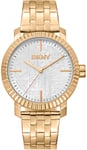 DKNY DK1L053M0025 Chambers Maxi Silverfärgad/Guldtonat stål Ø36 mm