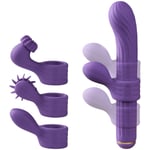 OTOUCH Magic Stick S1 Plus Vibrator med Tillbehör - Purple