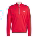 Adidas Mens Lightweight 1/4 Zip - Pure Ruby, X-Large