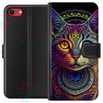 Apple iPhone 16e Plånboksfodral Katt