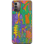Nokia G21 Genomskinligt Skal Color Pop