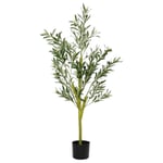 Konstgjort olivträd 450 blad 120 cm grönt