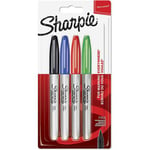 Sharpie Permanent Marker Fine Tip 0.9Mm Line Assorted Standard Colour