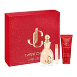 Jimmy Choo I Want Choo EDP Spray 100ml + 7.5ml + Body Lotion 100ml Gift Set