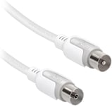 Câble d'antenne TV câble antenne mâle femelle 3 mètres 75 dB pour TV Smart TV décodeur numérique terrestre(Q733)
