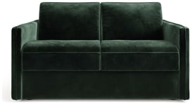 Jay-Be Slim Velvet 2 Seater Sofa Bed - Dark Green