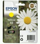 T1804 Epson 18 Genuine Yellow Ink Cartridge Daisy Expression Home XP-202 XP-415