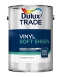 Dulux Trade Vinyl Soft Mid Sheen Fashionable Finish 5L - Pure Brilliant White