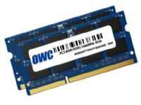 OWC 2x 8GB, PC8500, DDR3, 1066MHz, 16 GB, 2 x 8 GB, DDR3, 1066 MHz, 204-pin SO-DIMM, Blå