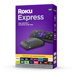 Roku Express (New, 2023) HD Streaming Device with High-Speed HDMI Cable and Standard Remote (No TV Controls), Guided Setup and Fast Wi-Fi