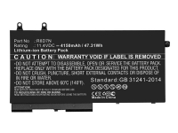 CoreParts - Batteri til bærbar PC (tilsvarer: Dell TNT6H, Dell R8D7N, Dell DEP354NB, Dell 451-BCKC, Dell K7C4H) - litiumion - 4000 mAh - 45.6 Wh - for Dell Precision 3540