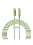 Fast Charging cable USB-C to USB-C Habitat Series 2m 100W (green)