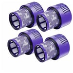 Missdong - Lot de 4 filtres pour aspirateur Dyson V10, V10 Absolute, V10 Animal, V10 Motorhead - Filtres de rechange haute qualité