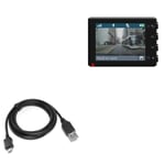 Garmin Dash Cam 55 Cable, BoxWave® [DirectSync Cable] Durable Charge and Sync Cable for Garmin Dash Cam 55