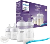 Philips Avent Baby Bottle Newborn Gift Set - 4 Baby Milk Bottles, Ultra-Soft Pac