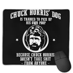 Chuck Norris Doesnt Take Shit from Anyone Customized Designs Non-Slip Rubber Base Gaming Mouse Pads for Mac,22cm×18cm， Pc, Computers. Ideal for Working Or Game